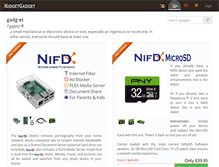 Tablet Screenshot of gidgetgadget.com